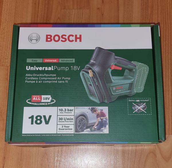 Bosch Pompe à air sans fil UniversalPump 18V Solo